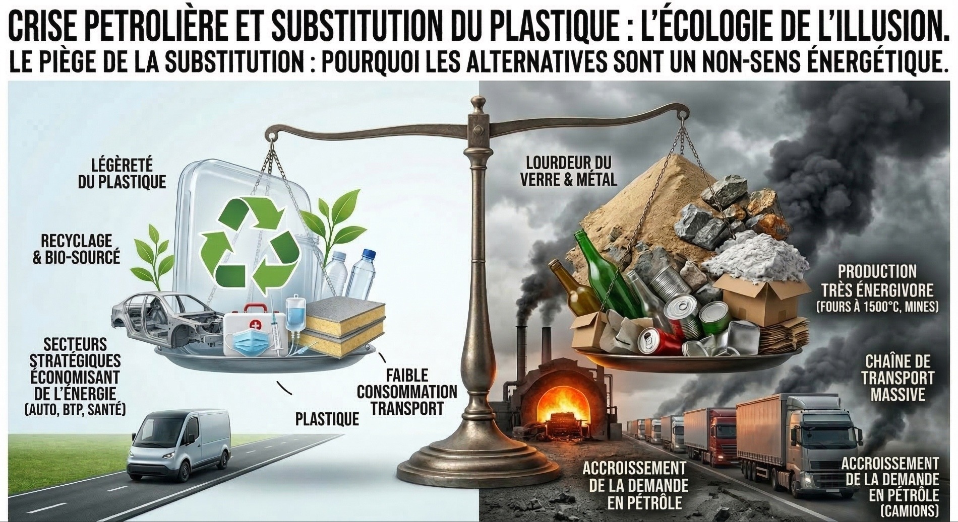 Crise pétrolière: l’écologie de l’illusion face au mur des réalités physiques