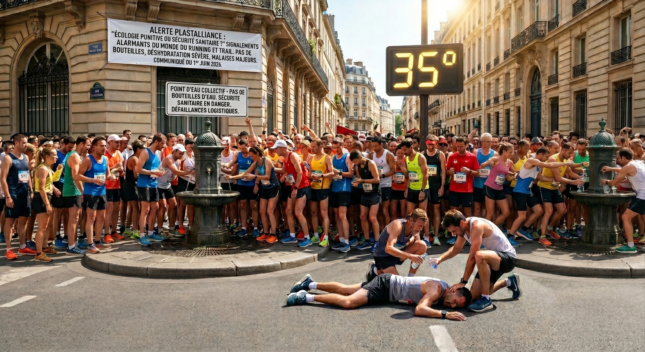 Sécurité sanitaire contre dogme environnemental : Plastalliance alerte sur les dangers de la suppression des bouteilles d&rsquo;eau dans le sport